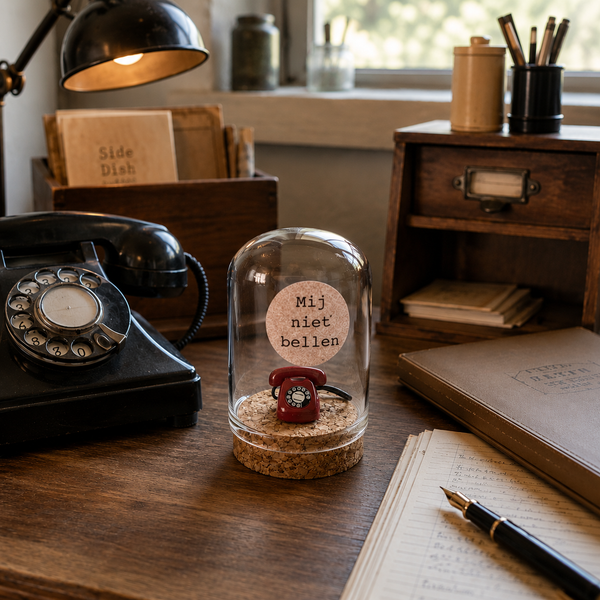 Mini ouderwetse telefoon mij niet bellen