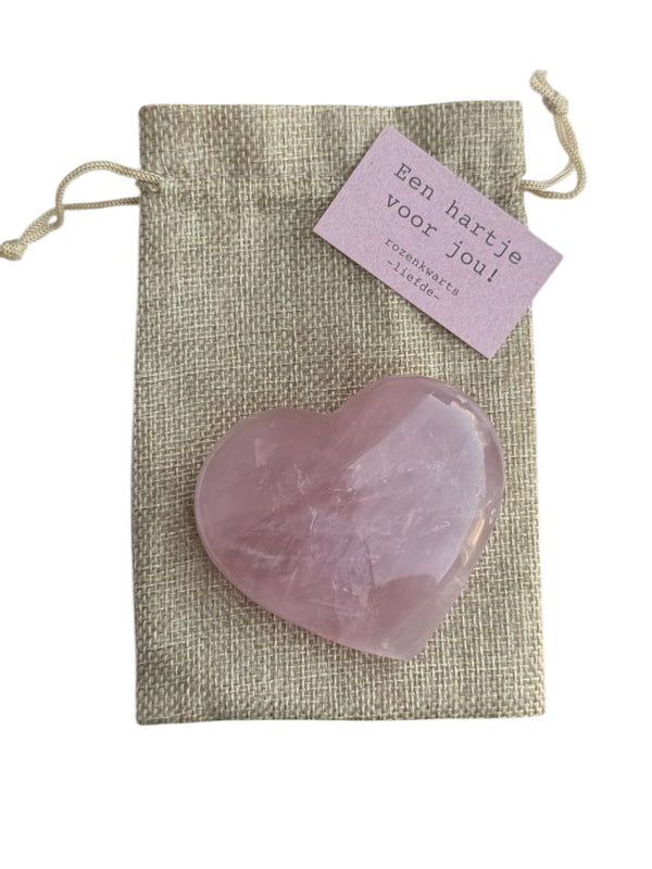 XL Herz-Rosenquarz
