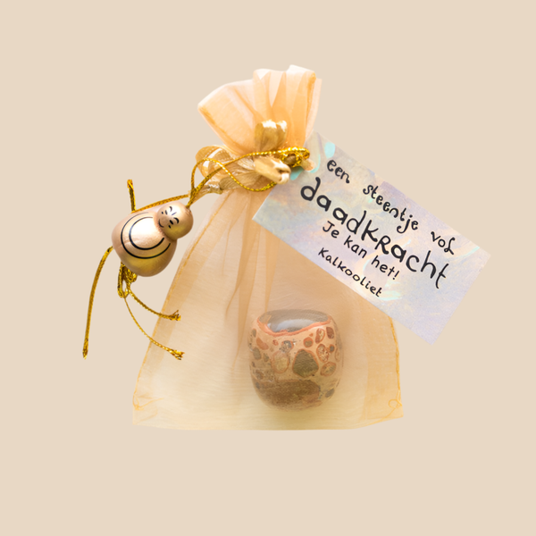 Leopard jaspis daadkracht knuffelsteen