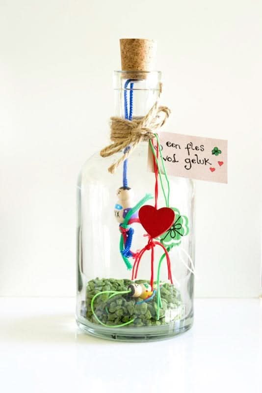 Glücksglas XL grün