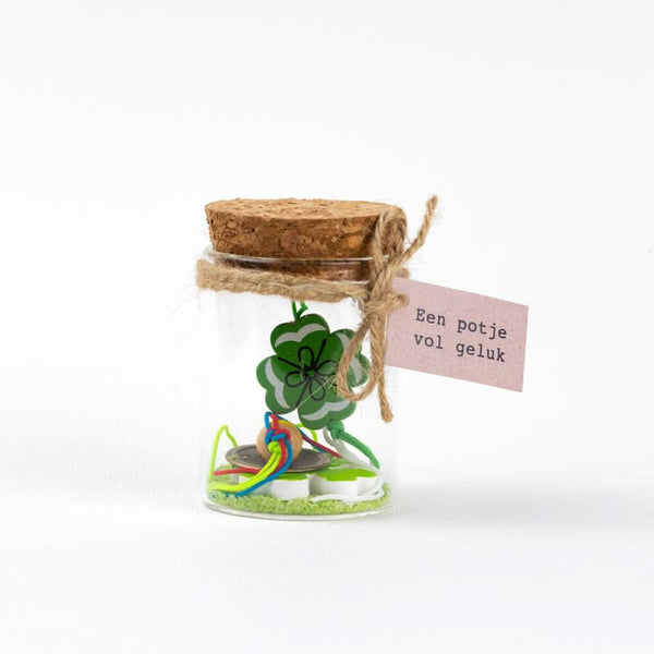 Glas voller Glücksglas