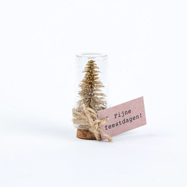 Weihnachtsbaumflasche Gold