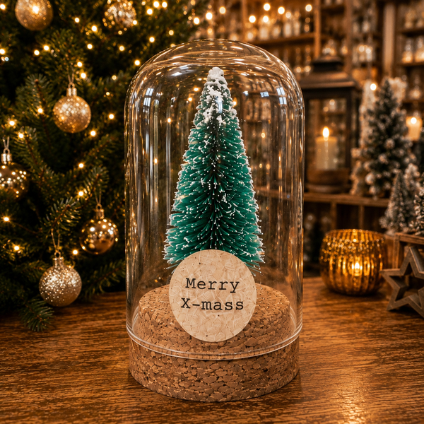 Kerstboom in stolp – Merry Xmas
