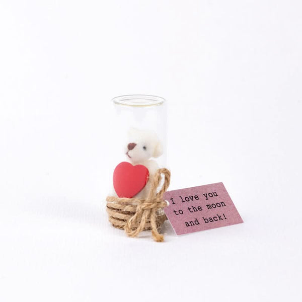 Bär, ich liebe dich bis zum Mond