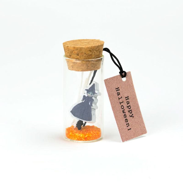 Flasche Happy Halloween Hexe