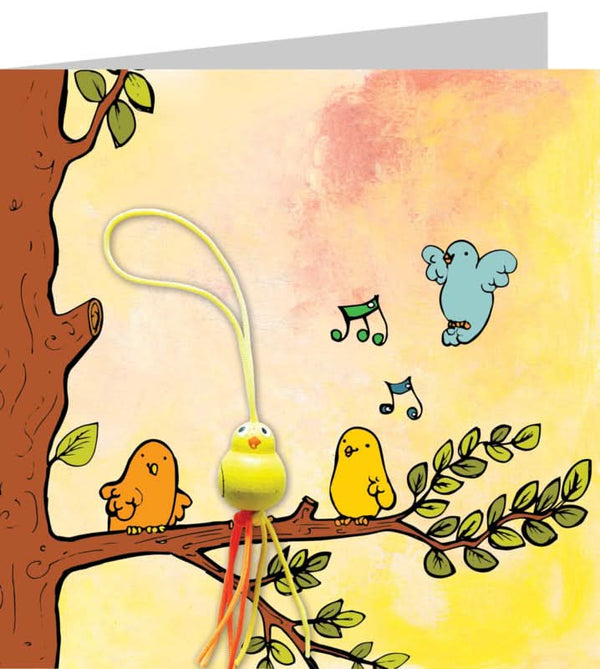 Glückskarte: Vögel