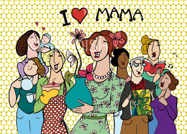 Mama Postkarte