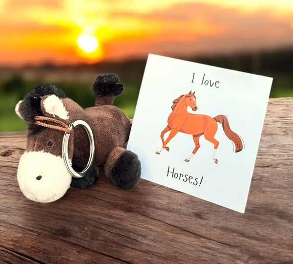 Schlüsselanhänger Pferd Ich liebe Pferde