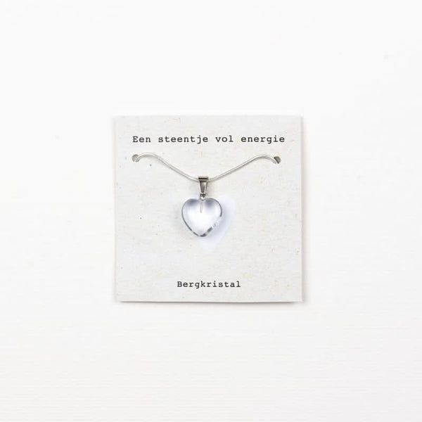 Stein voller Energie Halskette - Bergkristall
