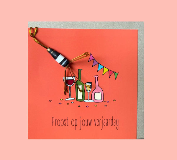 Grußkarte mit Grüßen