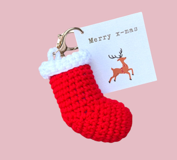 Weihnachtsstrumpf rot