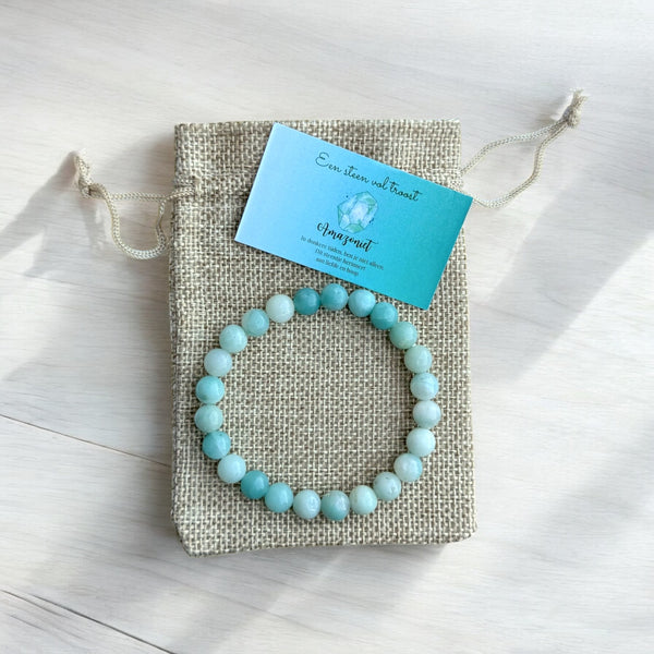 Amazonit-Komfortarmband