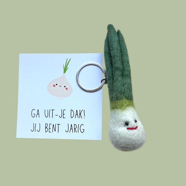 Schlüsselanhänger Frühlingszwiebel