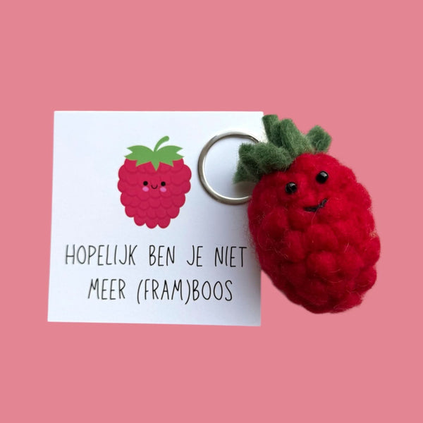 Himbeer-Schlüsselanhänger