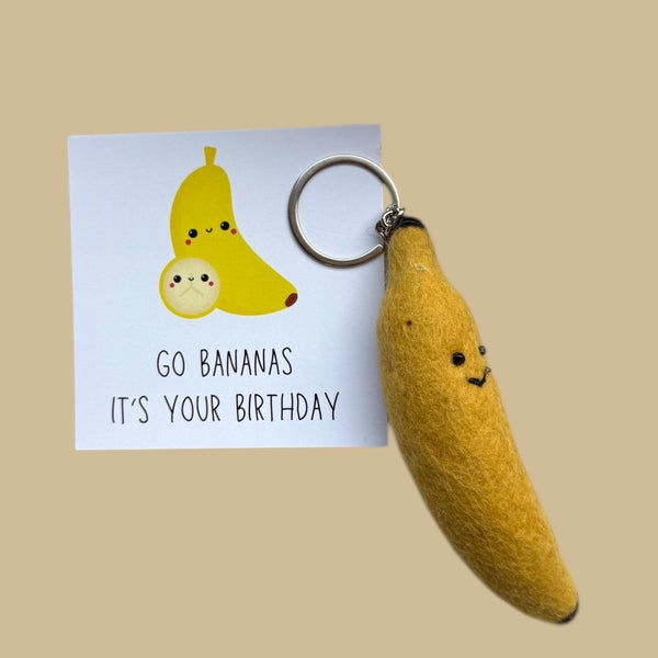 Bananen-Schlüsselanhänger
