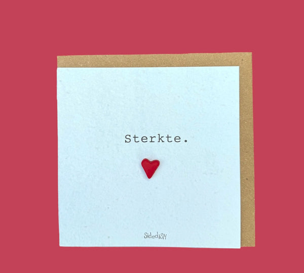 Grußkarte Herzstärke