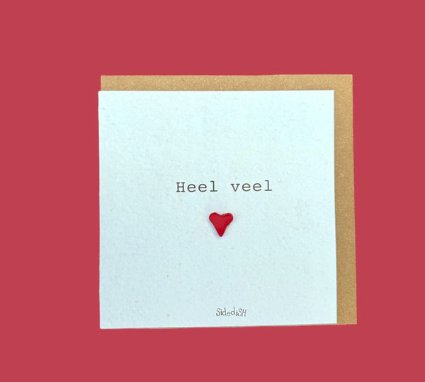 Grußkarte mit Herz und ganz viel Liebe