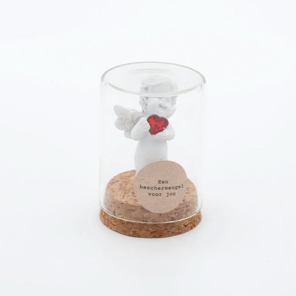 Schutzengel in der Glasglocke