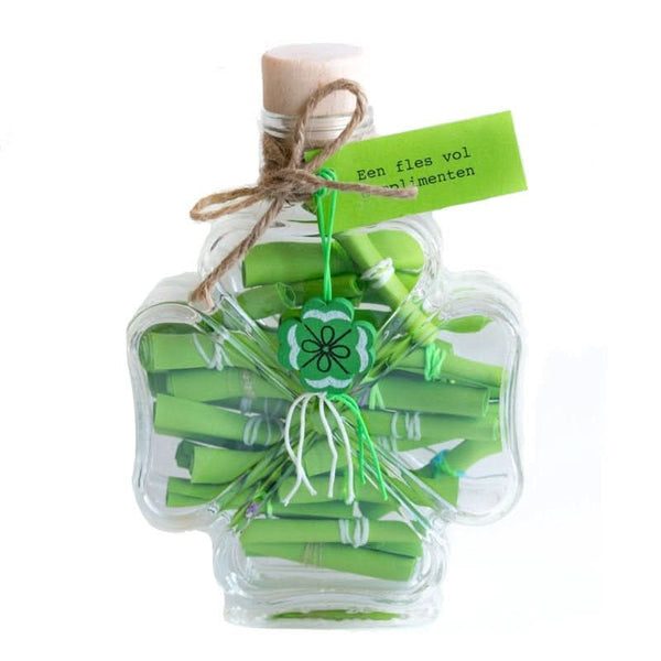 Eine Flasche voller Komplimente