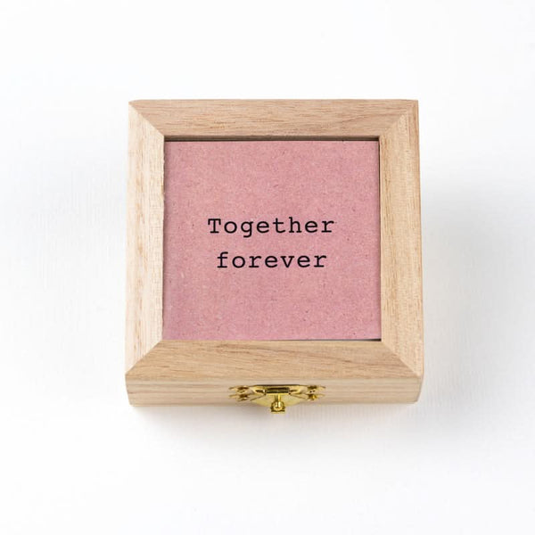 Bärenpaar in Schachtel