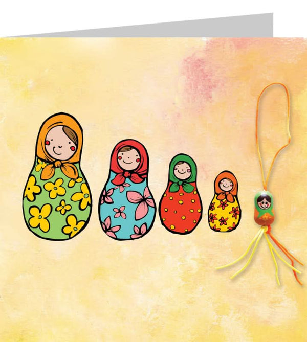 Glückskarte: Matrjoschka