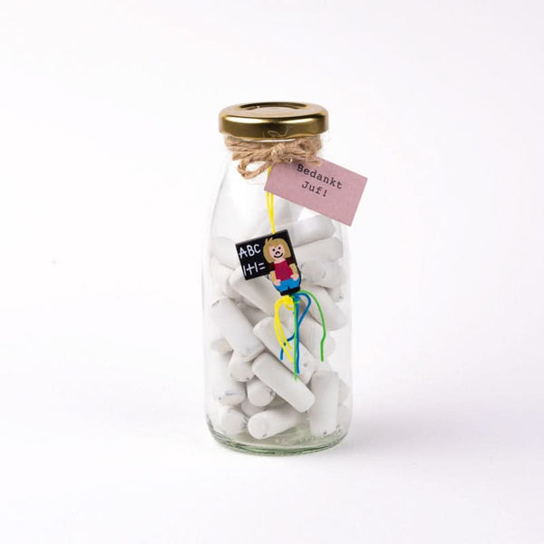 Süßigkeitenflasche Lakritz Buntstifte Lehrer