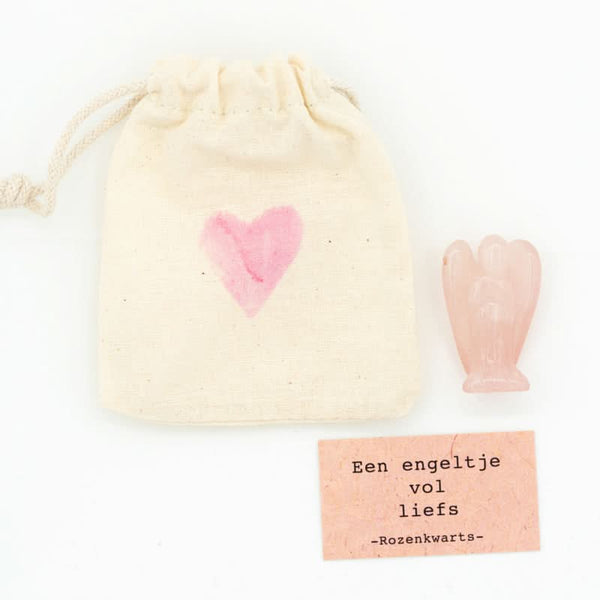 Schutzengel voller Liebe Rosenquarz