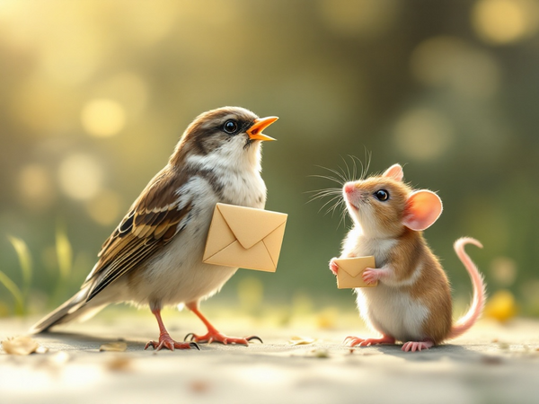 Bird and mouse