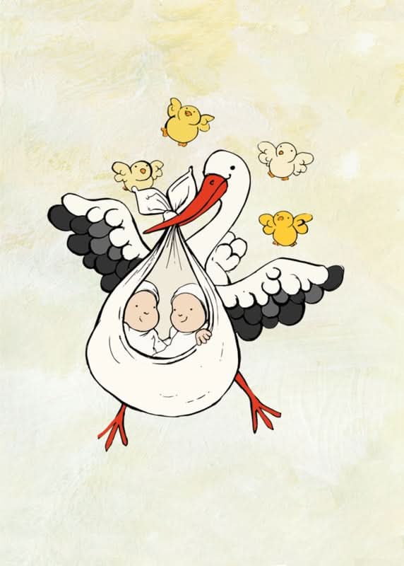 Postkarte - Zwillinge