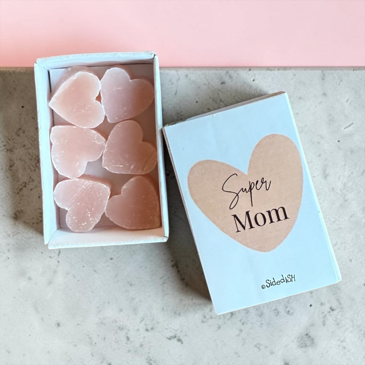 Doosje met zeepjes super mom