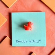 Cadeau kaartje eendje erbij?