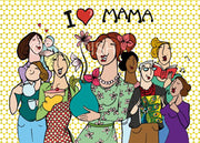 Mama Postkarte