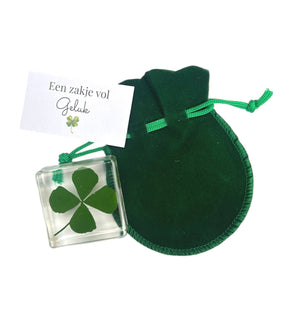 Beutel voller Glücksklee