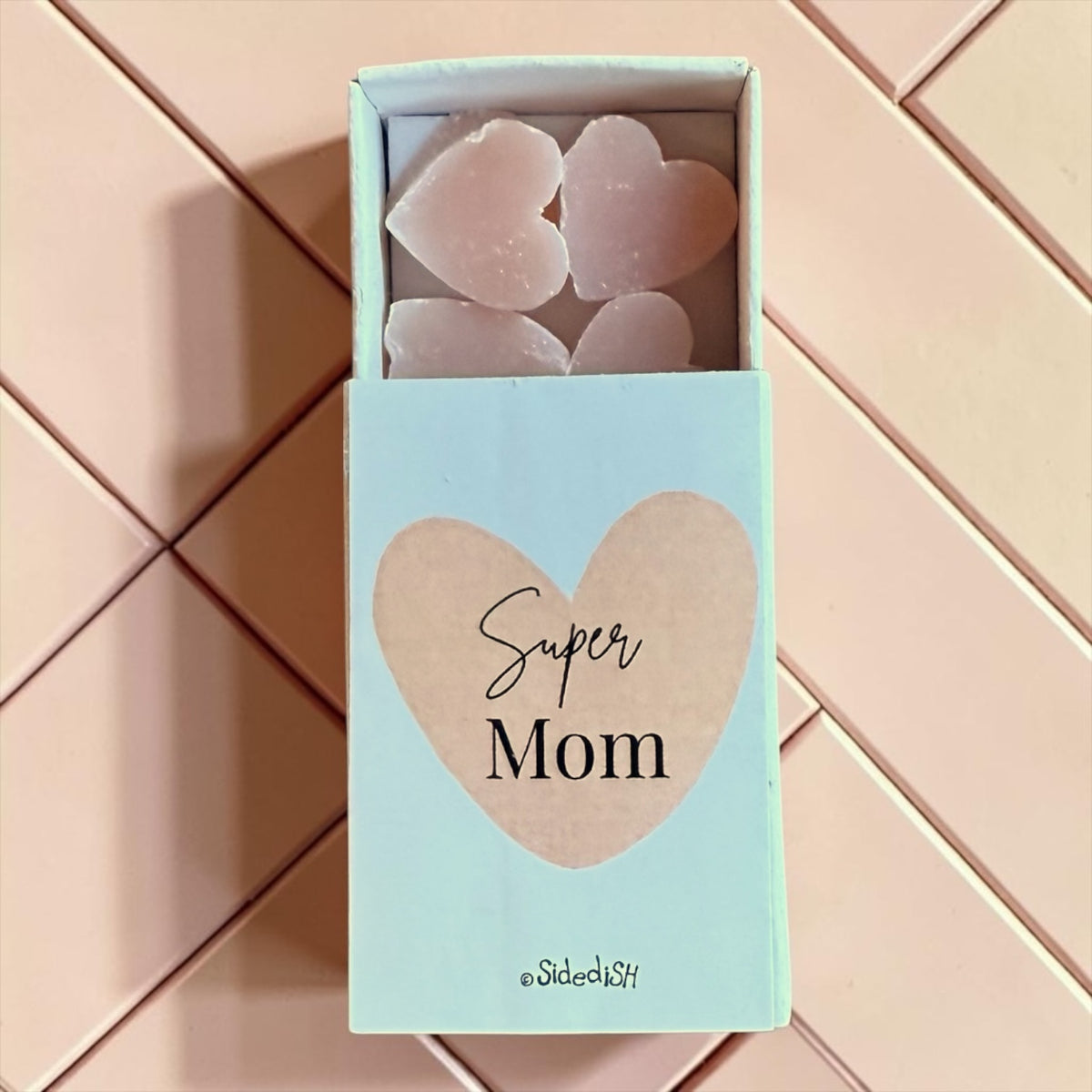 Doosje met zeepjes super mom