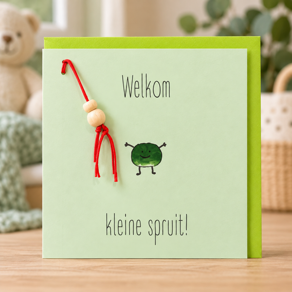 Wenskaart Welkom kleine spruit! | COL-MN-007