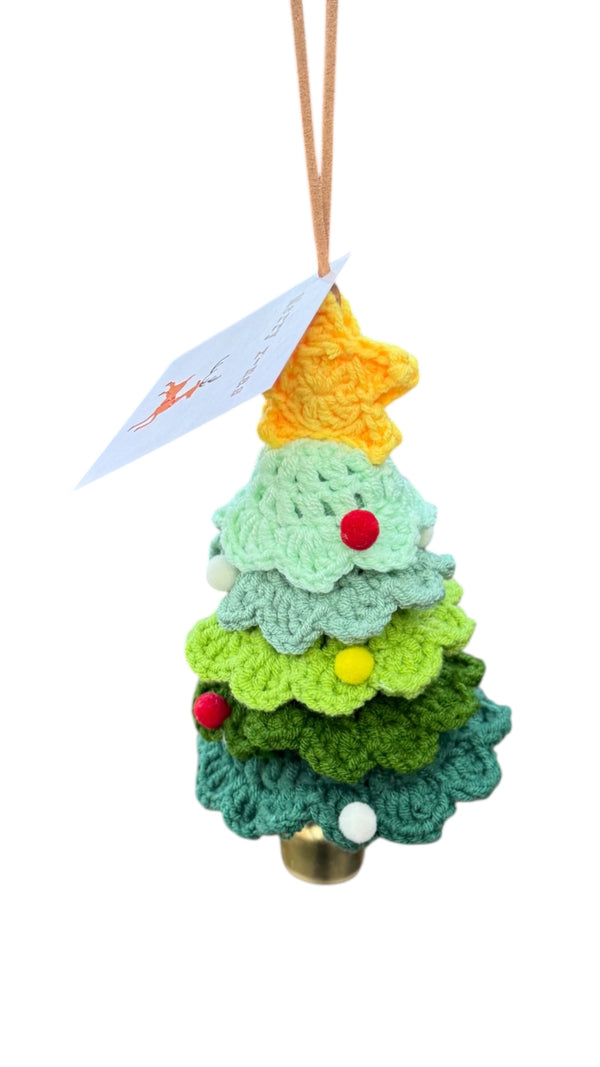 Hängender Weihnachtsbaum mit Glocke