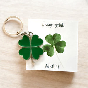 Glücksklee-Schlüsselanhänger