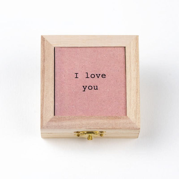 Bier in Holzkiste liebe dich