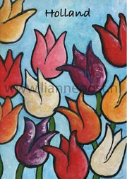 Tulpenpostkarte