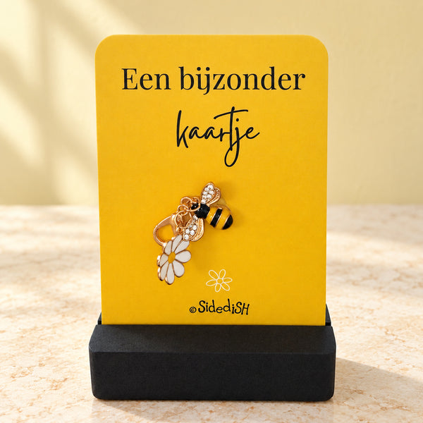 Kaartje op houdertje bijzonder kaartje