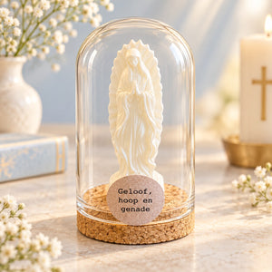 Geloof, hoop en genade – ronde stolp 4 x 5 cm