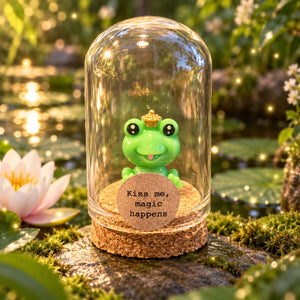 Kiss me, magic happens – ronde stolp 4 x 5 cm