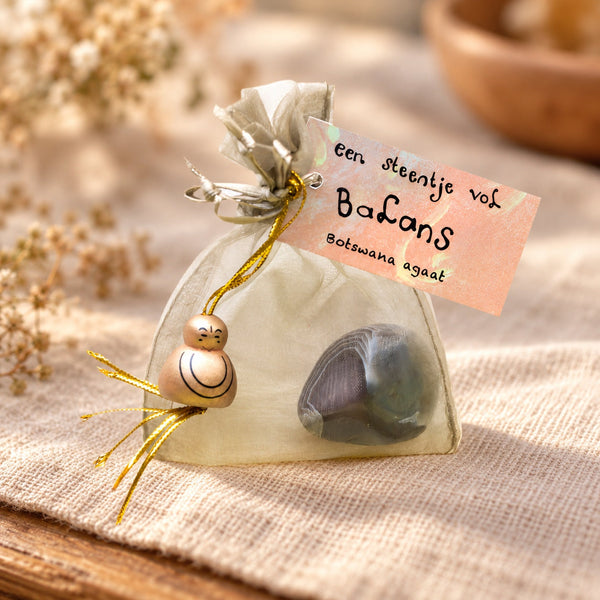 Steentje vol balans – in cadeauzakje