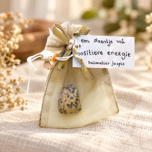 Steentje vol positieve energie – in cadeauzakje