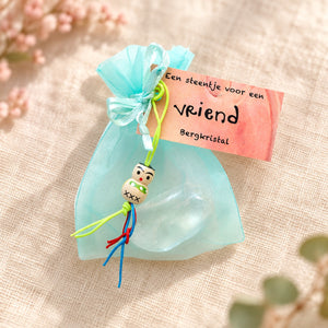 Steen voor een vriend – in cadeauzakje