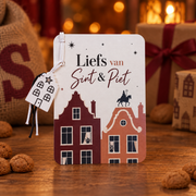 Liefs van Sint & Piet – kaartje met hanger