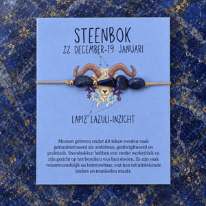 Sterrenbeeld armband Steenbok