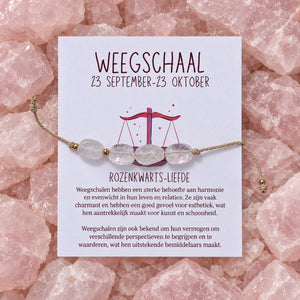 Sterrenbeeld armband Weegschaal