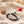 Set vriendenarmbanden zwart-wit met glazen cadeaubuisje