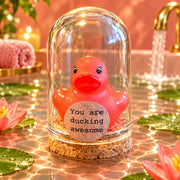 You are ducking awesome – rode eend – ronde stolp 4 x 5 cm